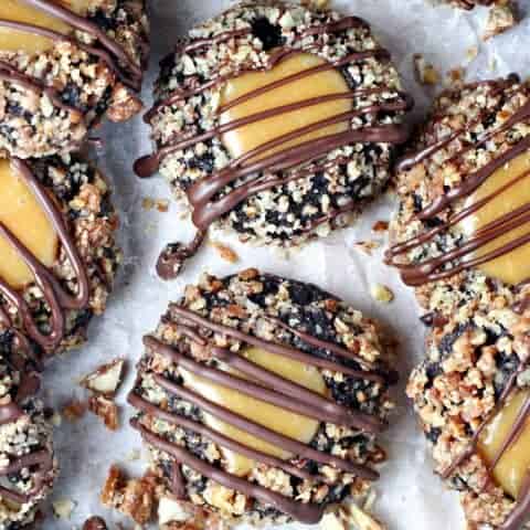 Turtle Thumbprint Cookies