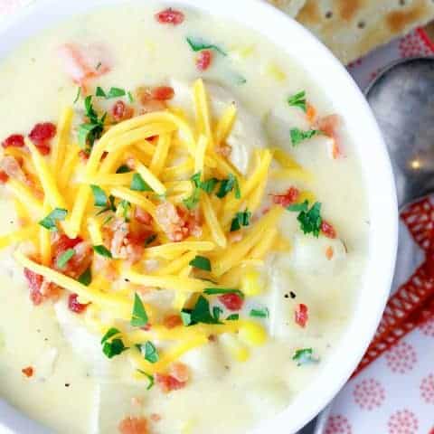 Chicken Cheddar Corn Chowder