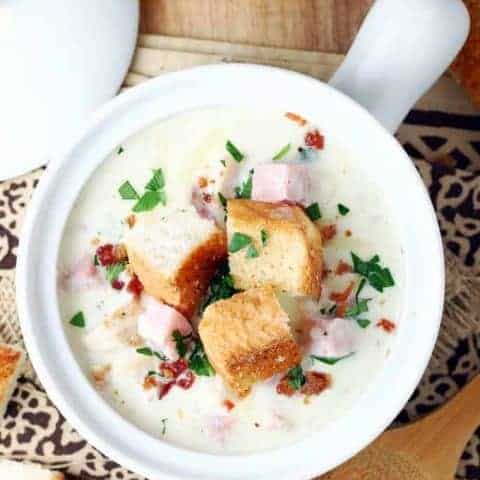 Chicken Cordon Bleu Soup