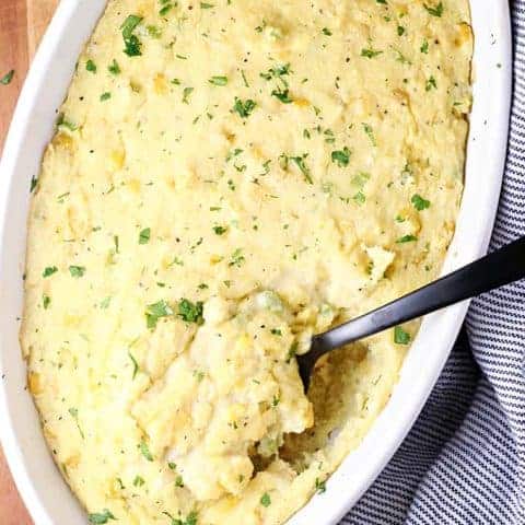 Sweet Corn Spoonbread Dressing