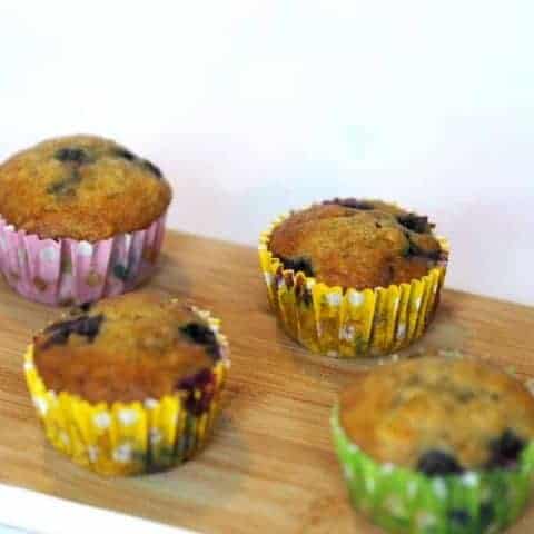 Amazing Blueberry and Banana Mufffins