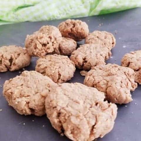 Four Ingredient Oatmeal Peanut Butter Cookies....