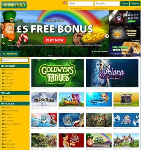 Fortune Frenzy Casino Online & Mobile