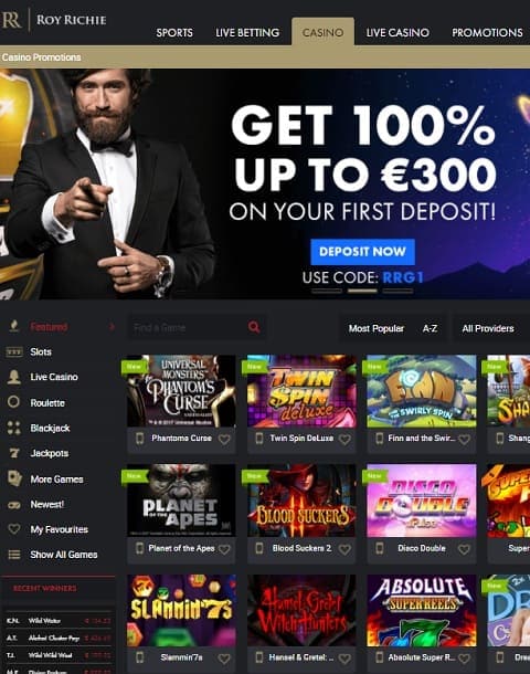 Roy Richie Casino Free Spins Bonus