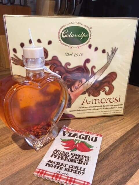 Italian chocolates and oil -vorrei