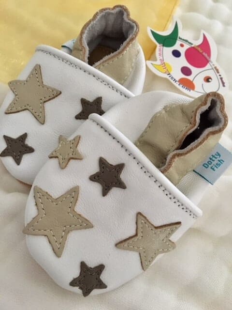 Dotty Fish soft leather walker shoe