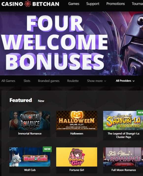 Betchan Casino free bonus bitcoin