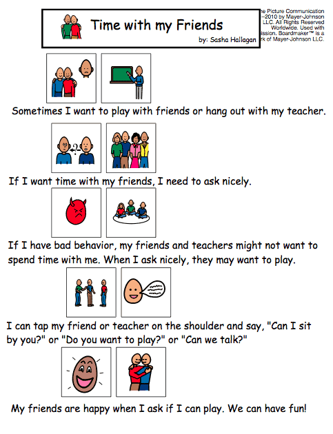 Social Skills Story - Stranger, Friend, Acquaintance - Special Education