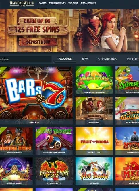 Diamond World Casino Review