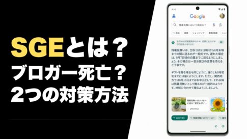 sgeについて SEOとの違い