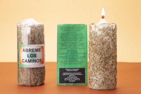 Candela alle Erbe "Aprimi i Sentieri"