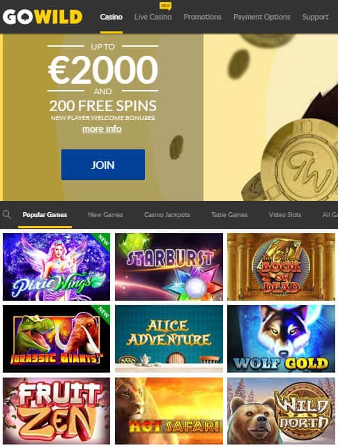 GoWild.com Casino Review