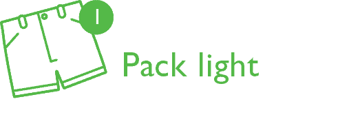 1. Pack Light