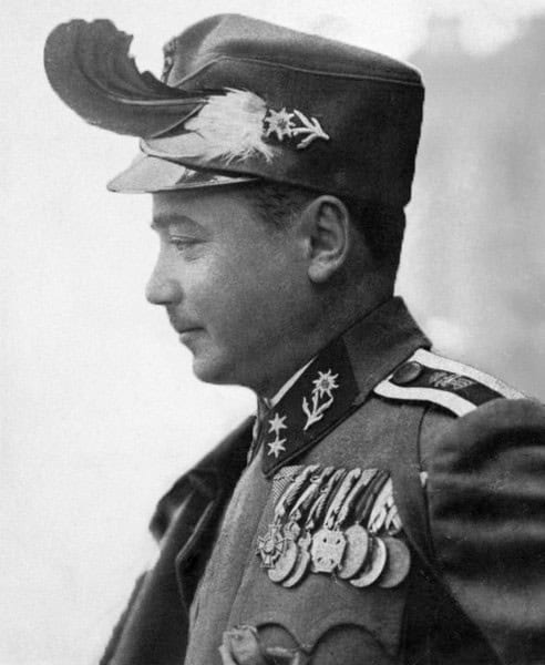 IMG Engelbert Dollfuss (1892–1934) – Oostenrijkse dictator tijdens het interbellum Portret van Engelbert Dollfuss, Oostenrijkse kanselier (1892–1934) die in het interbellum een autoritair Austrofascistisch regime vestigde.