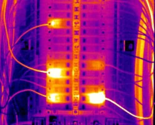 Electric panel thermal imaging