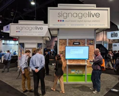 Signagelive Booth at DSE 2019