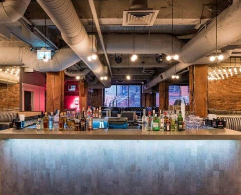 Bar None restaurant lighting and electrical upgrade project