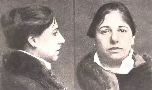 Mata Hari, vlak voor haar executie op 15 oktober 1917