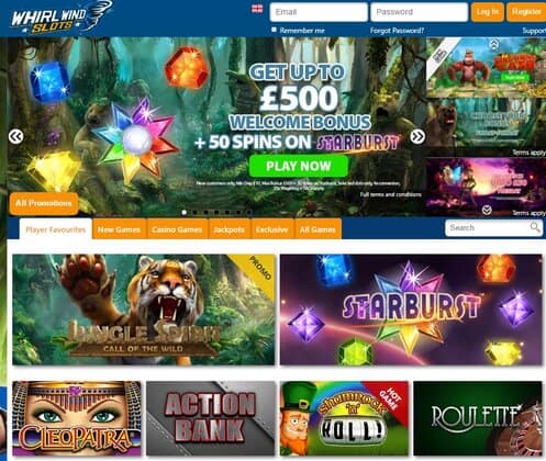 Whirl Wind Slots Casino Free Spins 