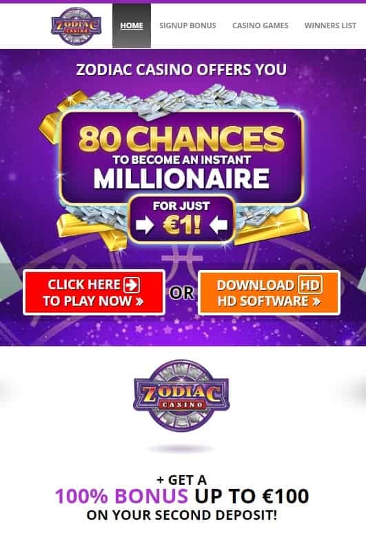 Get 80 free chances! 