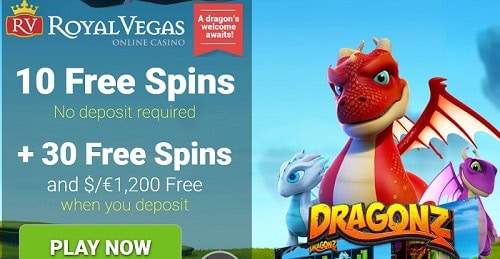 Royal Vegas 40 free spins