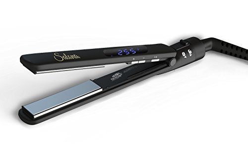 UPGRADED 2018 VERSION Hair Straightener - 1" Titanium Flat Iron hair straightener and curler Worldwide Dual Voltage 110-240V with Heat Resistant Travel Bag - Image 8