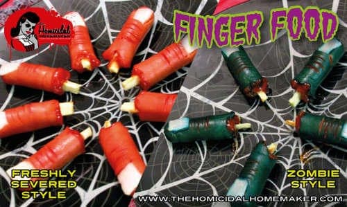 Zombie Finger Food