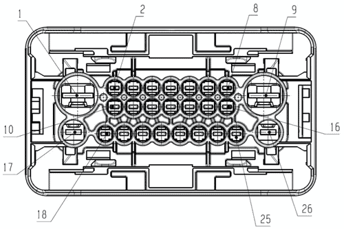 iBooster ECU connector wire insertion view iBooster ECU connector wire insertion view