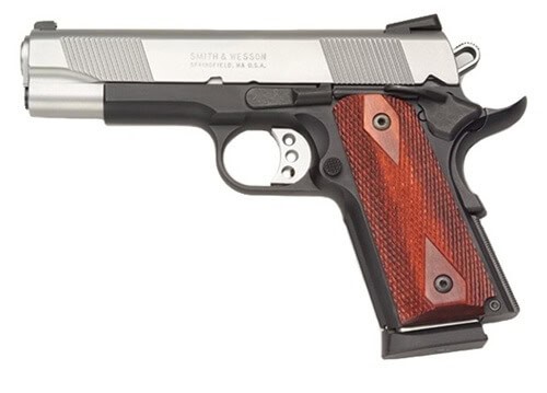Smith & Wesson- SW1911 - 45 ACP 7+1 4.25in. BBL T-TONE SCANDIUM FRAME (108310)