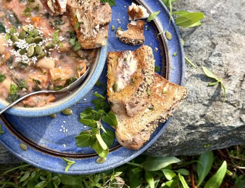 Nettle Soup Recipe with Mint and Butter Beans