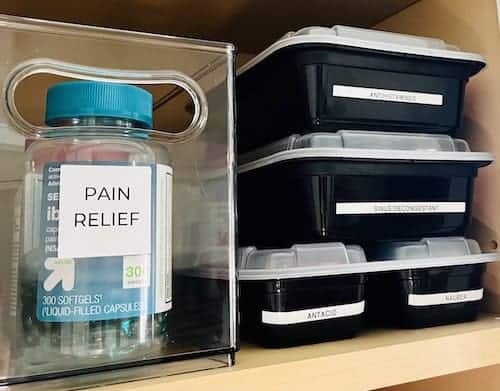 Vitamin Storage & Organization - Life with Less Mess