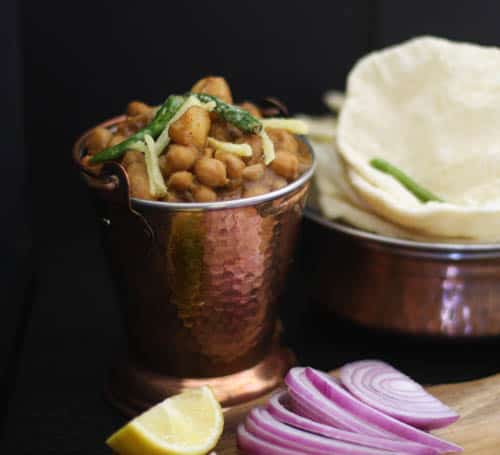 Chole Aloo - Chickpeas & Potatoes