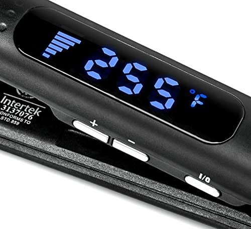 UPGRADED 2018 VERSION Hair Straightener - 1" Titanium Flat Iron hair straightener and curler Worldwide Dual Voltage 110-240V with Heat Resistant Travel Bag - Image 4