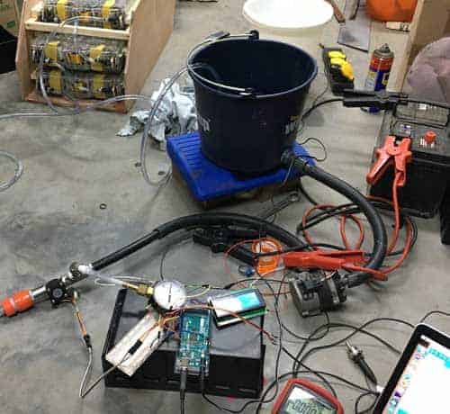 battery module flow test