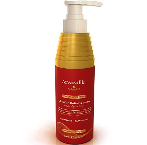 Ultra Curl Defining Cream with Argan Oil By Arvazallia for Wavy and Curly Hair