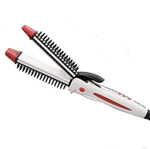 MQB 3-In-1 Ceramic Tourmaline Hair Straightener & Curler Taco Iron Wand for Your Hair - Image 3