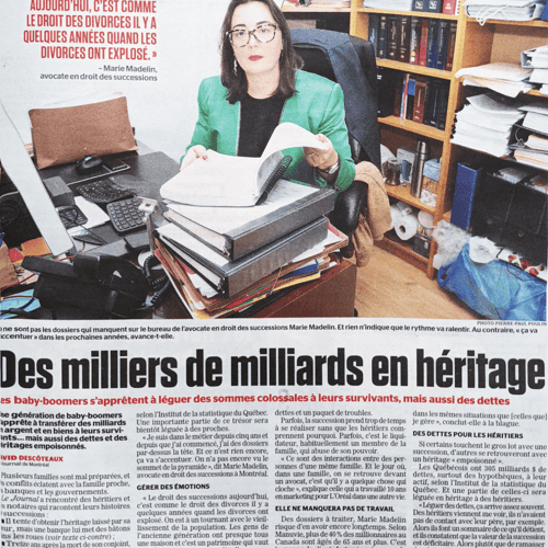A Quebec Estate Lawyer
