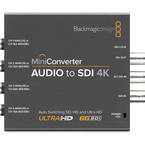 Blackmagic Mini Converter Audio to SDI 4K - Image 2