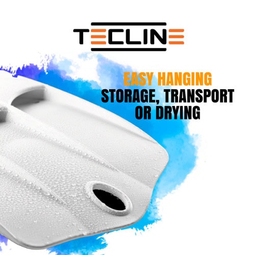 TECLINE Rubber Fins Lightjet with Stainless Steel Spring Straps