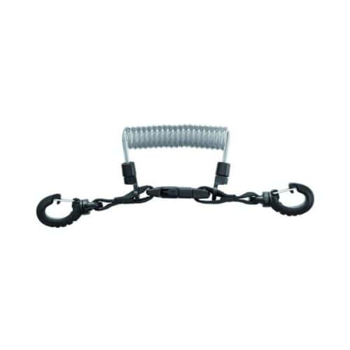 Lanyard Stainless Steel Spiral Clip With A Ring