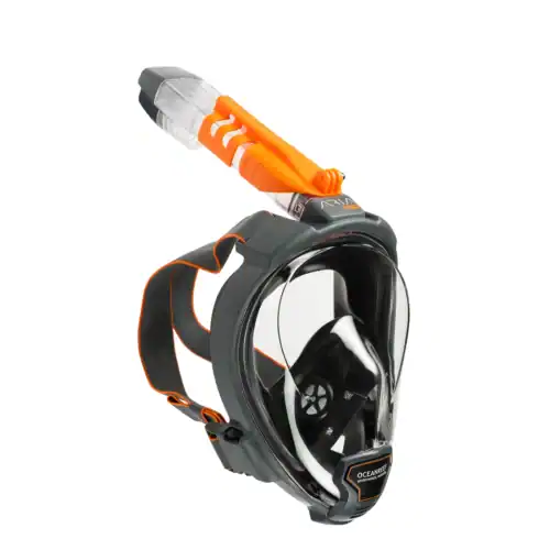 OCEAN REEF ARIA QR + Full Face Snorkeling Mask with Camera Holder