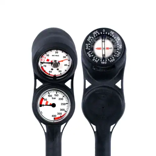 TERMO Combo Evo (Pressure Gauge+Depth Pc Gauge+Compass) BAR/MT, Hose 800mm (32 Inches)