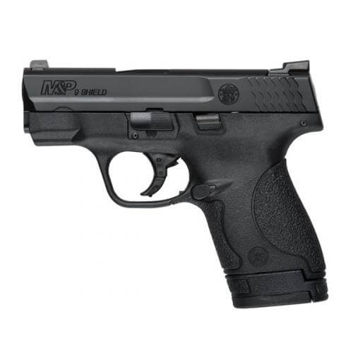 smith & weeson 9mm shield with night sights model 10086