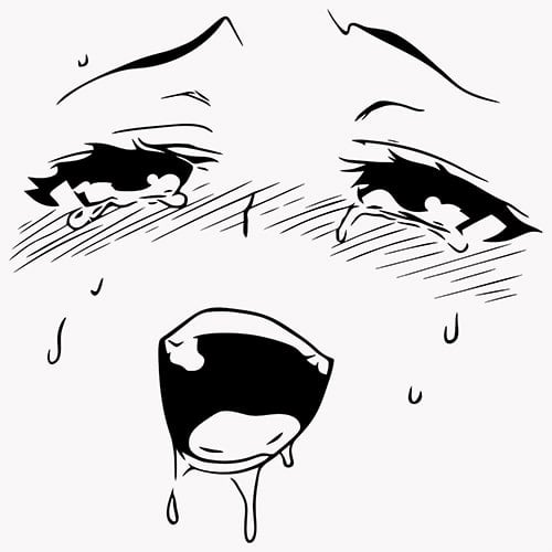 Ахэгао | Ahegao Чертеж для гравировки DXF