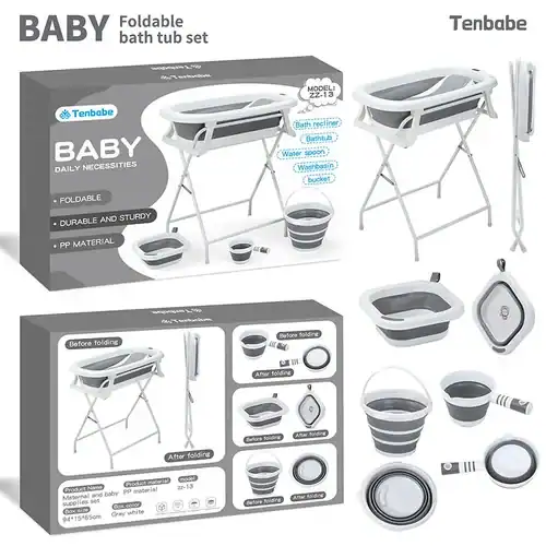 Table à langer avec ensemble baignoire