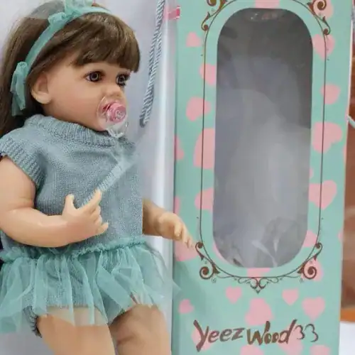 Poupée Yeezwood en bois, jouet d'éveil naturel pour bébé, fabrication artisanale