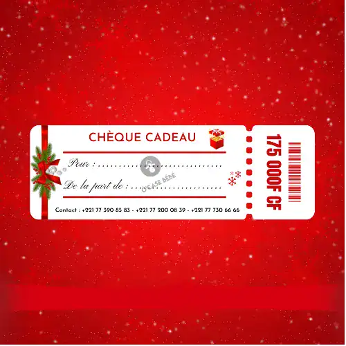 Chèque cadeau 175k Ocasebebe, carte cadeau virtuelle pour achat, cadeau surprise