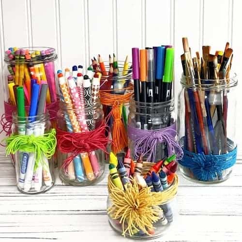 How to Organize Adult Coloring Supplies Pencils Stencils and More