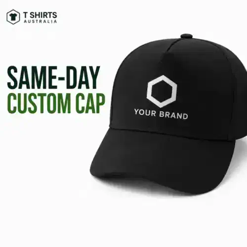 Same-day custom cap printing in Australia