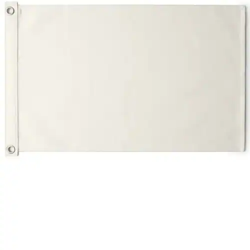 AS Colour Canvas Flag in Cream, studio front view